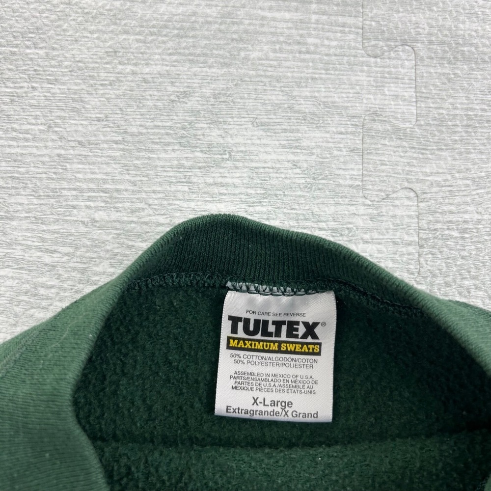 Vintage 90s Oklahoma Sweatshirt Size XL Green‎ Flower Crewneck - Picture 3 of 5